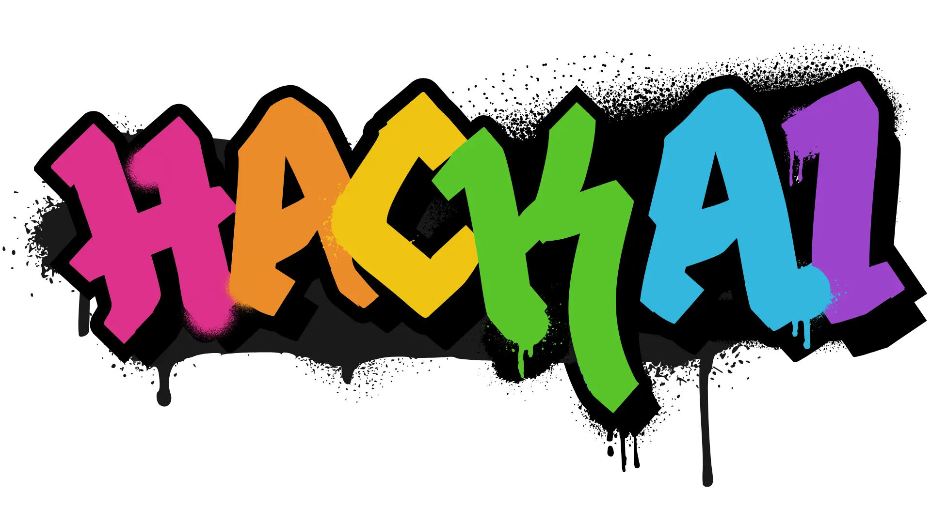 Pictured: This year's graffiti-style HackAI Logo.